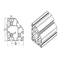 L'estrusione di alluminio adattata del quadrato profila 6063 6061 per l'industriale fornitore