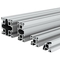 L'abitudine del metallo ha espulso profili di alluminio del quadrato industriale 6063 6061 fornitore